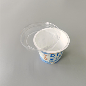 Yüksek kalite dayanıklı 5Oz ağır gıda sınıfı plastik bardaklar yoğurt ve dondurma için tek kullanımlık kapaklı - Product Image 3