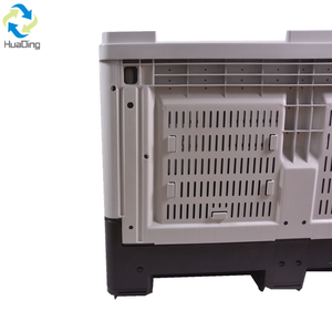 HUADING Reciclaje Estándar Durable Plástico Contenedor a Granel Tamaño Euro Caja Plegable Apilable Almacenamiento Resistente - Product Image 6