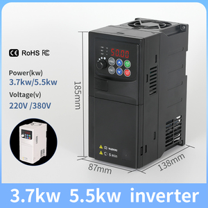 Inversor trifásico Inversor de motor Controladores de frecuencia variable 220V Entrada de 1 fase 380V Salida de 3 fases 1.5kw-5.5kw - Product Image 2