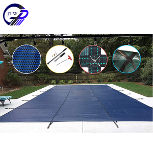 Red de malla de seguridad para cubierta de piscina, material ecológico de PVC y PC con personalización personalizada - Product Image 5