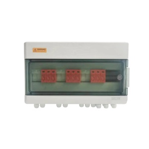 Caja combinadora solar fotovoltaica de 2 entradas y 2 salidas IP65, resistente al agua, 1kW, 2kW, 3kW, 1000V, 16a, CE, 1/2/2
