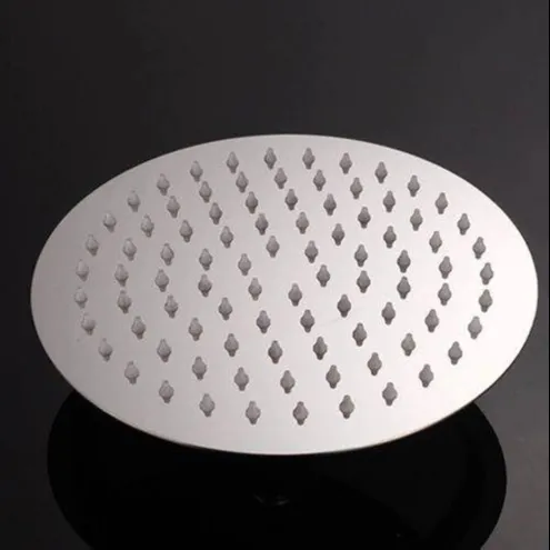 Soffione doccia a pioggia ultra sottile da 2mm in acciaio inossidabile 304 soffione doccia a pioggia da 6 pollici