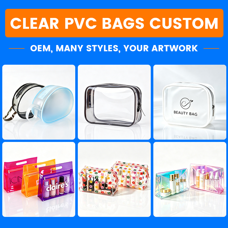 Bolsas Transparentes de PVC Personalizadas