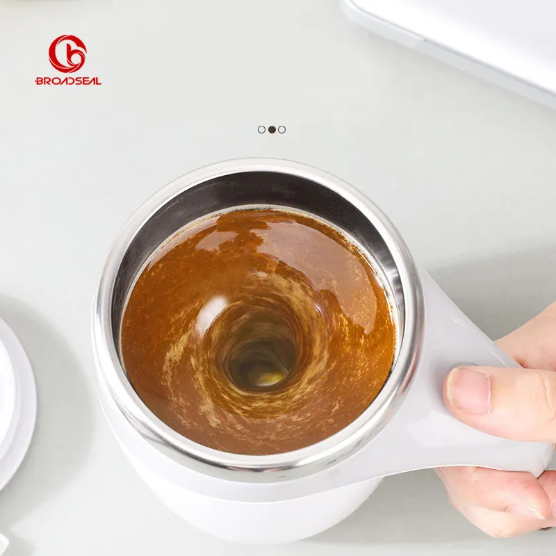 Selbst rührende Tasse Tee Elektrische Auto-Misch becher Magnetische Edelstahl-Kaffeetasse für Büro