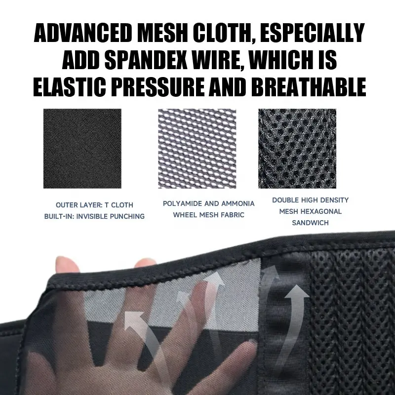 Insizde Wear Support réglable en maille respirante pour se pencher debout et soulever des objets lourds