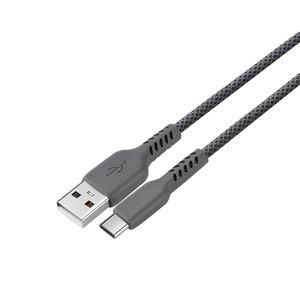 新设计的USB2.0 USB a至C型电缆快速充电数据线，带手机编织护套 - Product Image 2