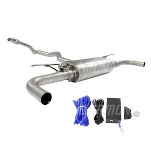Car Performance Catback Exhaust System for Ford Mondeo 1.5T/2.0T 2012-2018 SUS304 Muffler <strong>Tips</strong> With Vacuum <strong>Valve</strong> Remote Control - Product Image 1