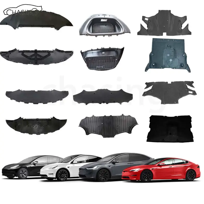 Лидер продаж, аксессуары для автомобиля, другие комплекты кузова для Tesla, модель 3 Y S X, бамперная пластина, передний ящик для хранения