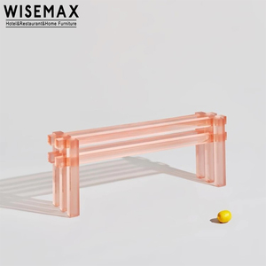 WISEMAX家具现代北欧设计透明亚克力控制台桌子塑料边桌走廊橱柜家居装饰控制台 - Product Image 5