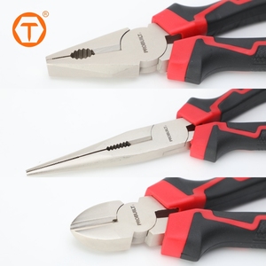 Chrome vanadi dụng cụ cầm tay 6 "7" 8 "Kim mũi chéo cắt kết hợp đa chức năng kìm cho sửa chữa cơ bản - Product Image 3