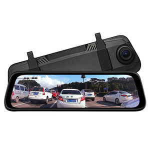 Cámara de salpicadero de 10 pulgadas, pantalla táctil, 1080p FHD, espejo dual para vehículo, grabadora de vídeo para coche, cámara de marcha atrás con función de grabación - Product Image 1