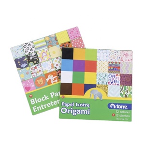 2024 Paper Lustre Origami <strong>Block</strong> Paper Entretenido Exercise <strong>Notebook</strong> - Product Image 1