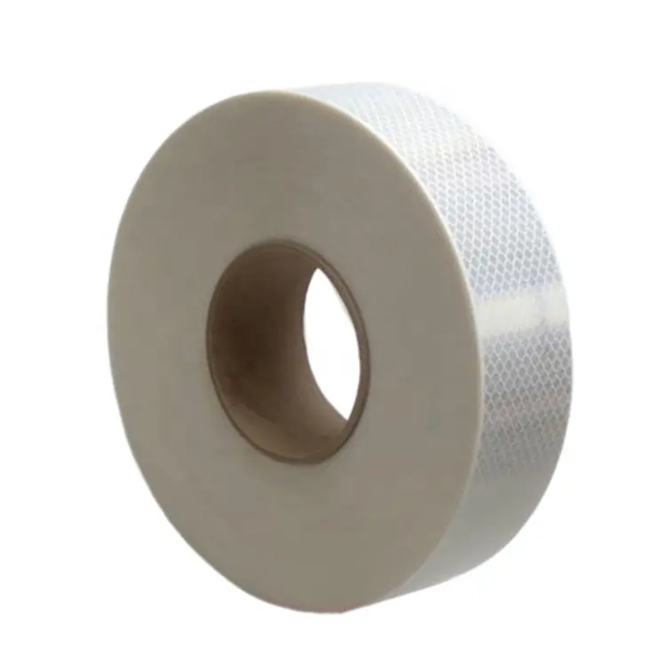 White Prismatic reflective Conspicuity safety warning sticker reflector tape rolls for trucks trailers motorcycles boats