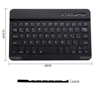 スリムBluetoothキーボードポータブル充電式ワイヤレスキーボードコンパクトAndroidWindowsタブレット携帯電話iOSiPhoneiPad - Product Image 5