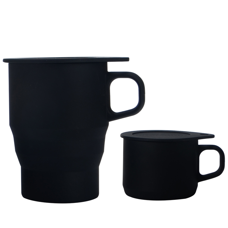 Mug en silicone noir