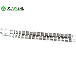 XIAOSHU 1300 derece elektrikli fırın Tubothal ısıtma elemanı <span class=keywords><strong>10kw</strong></span> 20kw radyant tüp ısıtıcı