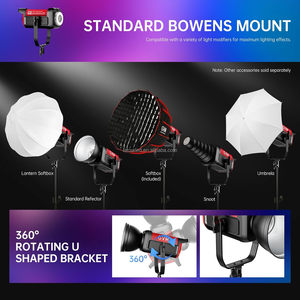 GVM resmi PRO SD300C 300W RGB LED Video ışığı stüdyo ve Video için Softbox kısılabilir renk efektleri ile fotoğraf için - Product Image 2