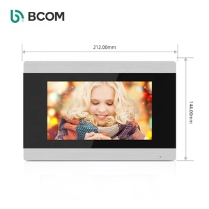 Bcomtech-intercomunicador ip multiusuario, dispositivos de seguridad inteligentes, filtrador de vídeo para teléfonos móviles, 10 appartements - Product Image 2