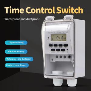 QJC 220V interruttore di controllo del tempo Timer interruttore di temporizzazione impermeabile regolatore del tempo con interruttore automatico - Product Image 4