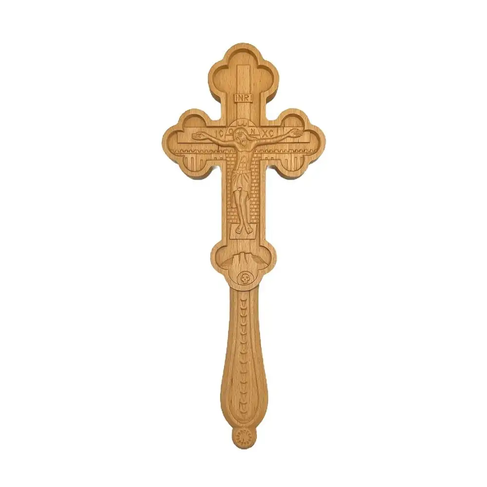 Cruz de pared, crucifijo de Jesús, Iglesia Ortodoxa, decoración cristiana, suministros para Iglesia Ortodoxa religiosa rusa, 1 comprador