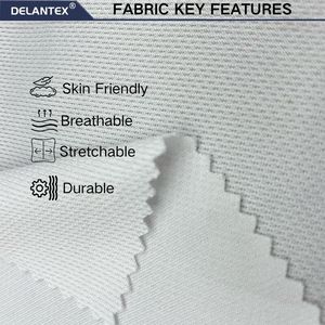 Delantex Chuyên Nghiệp Dệt Kim 100% Polyester Poly Lưới Net Bird Eye Lưới Micro Pique Mỏng Vải - Product Image 3