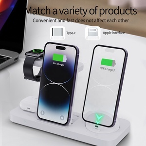 3-in-1 Folding Magnetic Wireless <strong>Charger</strong> Stand LED Night Light Phone Charging Station Foldable Convenient <strong>One</strong>-Stop Solution - Product Image 6
