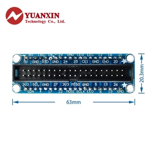 Плата адаптера GPIO, 40-контактная, совместимая с Raspberry Pi, Raspberry PI, плата расширения для макетной доски для Raspberry PI B + - Product Image 5