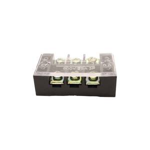 Bloque de terminales TB One in one out Terminal de cableado de cobre Placa de terminales fijas TB-2503 - Product Image 3