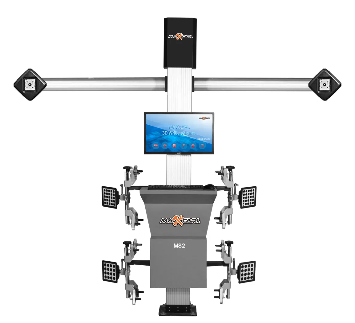 Alineador de rueda de coche 3D con gabinete VENTAS DE VERANO sin contacto Maxcarl MS2