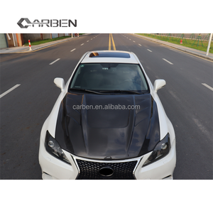 2006-2012 Cho <span class=keywords><strong>Lexus</strong></span> IS250 <span class=keywords><strong>IS300</strong></span> Nâng Cấp Cơ Thể Kit Với Sửa Đổi Sợi Carbon Mui Xe MV Phong Cách Bìa Điều Kiện Mới Mô Hình IS350 - Product Image 5