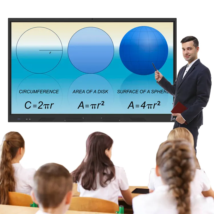 65 Inch Display Interactief White Board 10 Punten Ir Multi Touch Lcd Led Interactief Whiteboard Voor Educatief