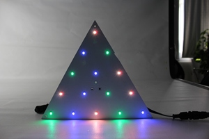 Colorful <strong>LED</strong> Wall Panel Light 15 PCS SMD5050 RGB DMX512 Pixel <strong>Control</strong> <strong>Display</strong> Triangle Panel Light - Product Image 6