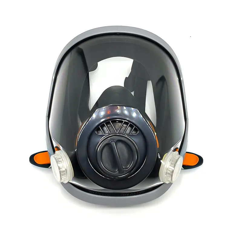 Full Face OEM ODM Resporator Chemical Black Haftface Protective Filter Gas Masks