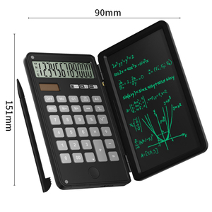 Финансовый калькулятор почерк доска LCD доска для письма Солнечный счетчик учета почерк язык компьютер