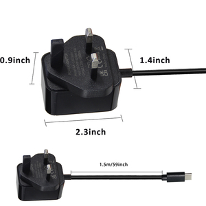 12V 1A 0.8A 0.5a 5FT电源适配器12W交流DC适配器，带usb类型C，用于发光二极管条形灯BT扬声器全球定位系统网络摄像头路由器 - Product Image 2