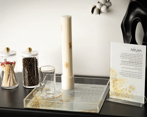 Cổ điển <span class=keywords><strong>Acrylic</strong></span> havdalah tấm vuông lucite havdalah tấm truyền thống <span class=keywords><strong>Acrylic</strong></span> havdalah tấm - Product Image 5