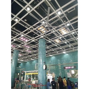 Amthi 7300Mm 24ft Công Nghiệp Lớn Hvls Quạt Trần 5 Lưỡi 20ft Cho Ngành Công Nghiệp Chăn Nuôi Điện Pmsm Động Cơ Cho Sử Dụng Ngoài Trời - Product Image 4