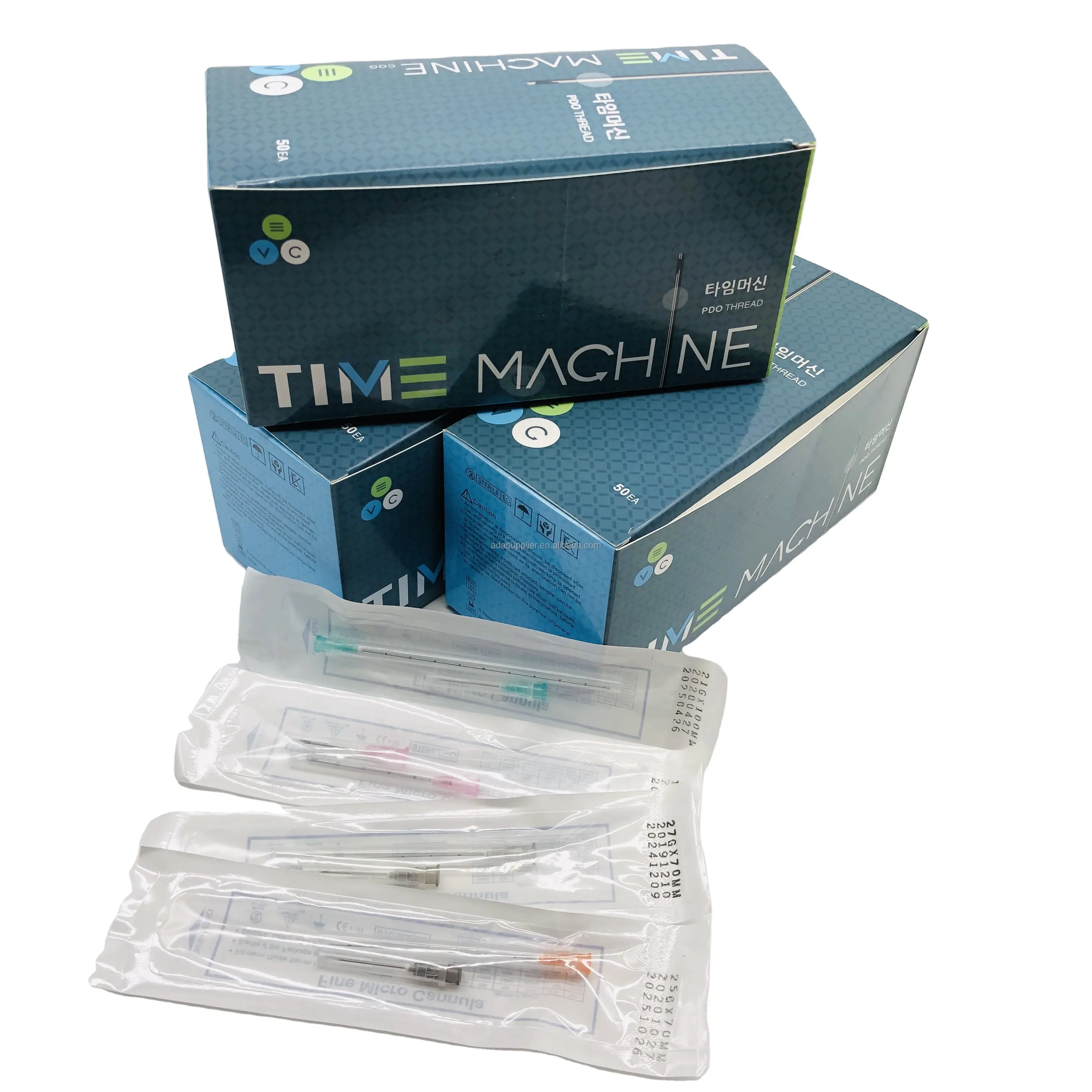 Certificazione Ce ago smussato Micro Cannula Fine 22g 50mm per Filler Inject