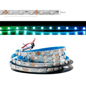 แถบไฟ LED รูปตัว S WS2815วงจรรวม12V 8mm PCB 5050 60LEDs/m แบบดิจิตอลที่ติดได้ RGB สีเต็มรูปแบบสำหรับป้ายตัวอักษร DIY - Product Image 3