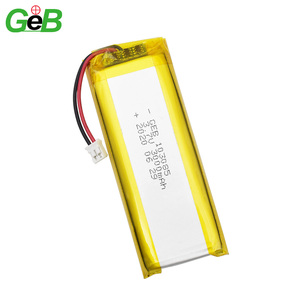 Geb แบตเตอรี่ลิเธียมโพลิเมอร์แบบแบนชาร์จไฟได้11.1Wh 103085 V 3.7V 3000mAh พร้อมขั้วต่อและ PCM - Product Image 2