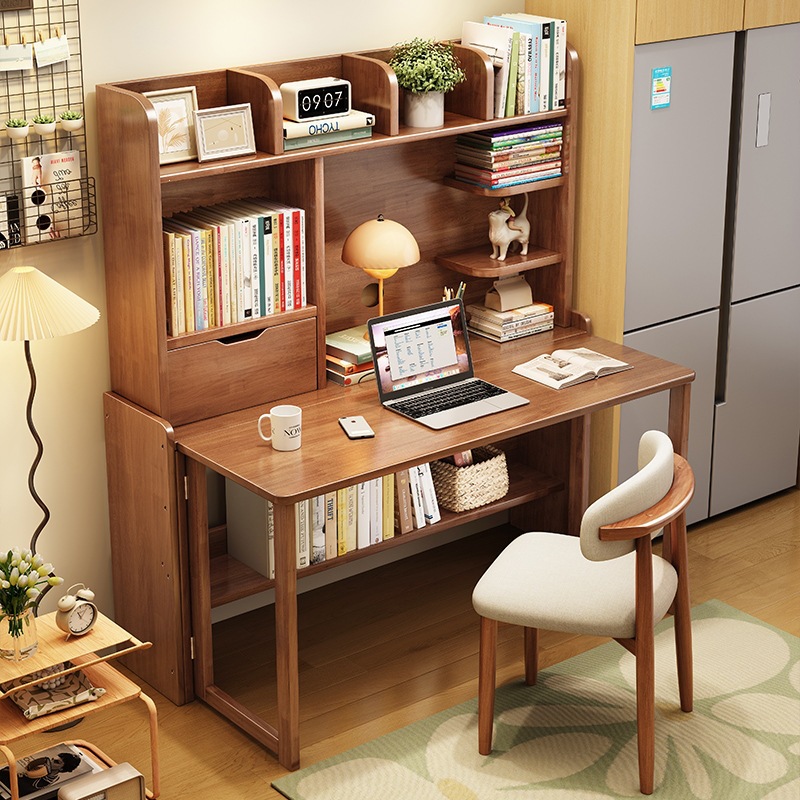 Table simple couleur noyer