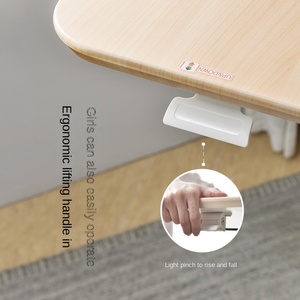 Escritorio de oficina Escritorio de computadora de madera Mesa de elevación ajustable Panel de un solo motor Escritorio Muebles inteligentes Escritorio de pie - Product Image 3