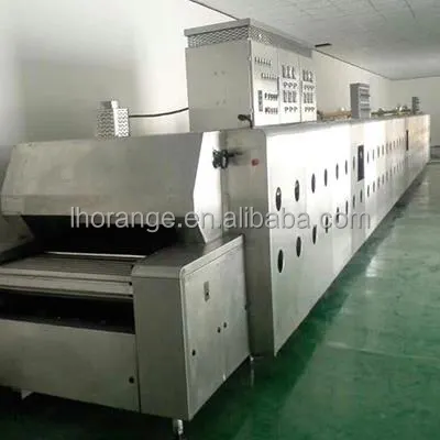Oven industri memanggang, oven terowongan otomatis untuk oven pemanggang makanan roti/pita garis roti