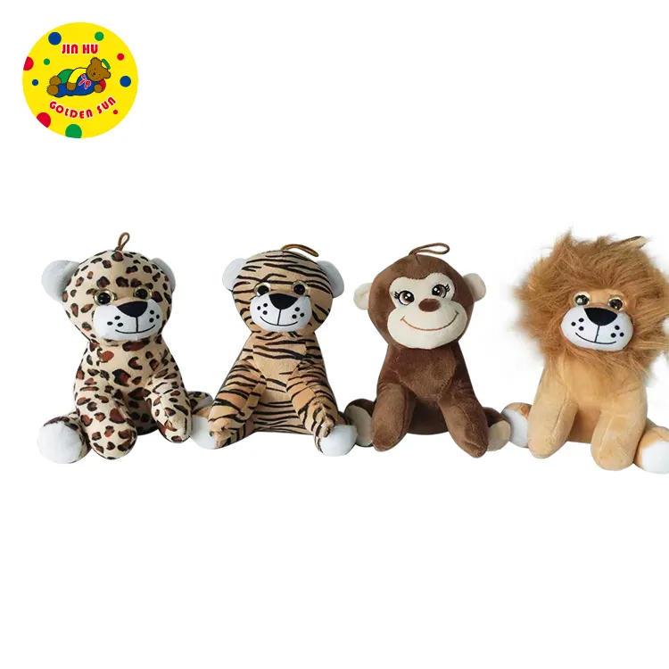 Fábrica Personalizado Atacado Pelúcia Animal Brinquedo Tigre Macio Personalizado