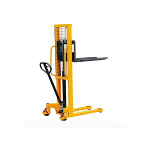 2 tonluk hidrolik manuel istifleyici 2000kg çok fonksiyonlu manuel hidrolik istifleyici depo için el Forklift manuel naylon tekerlek - Product Image 2