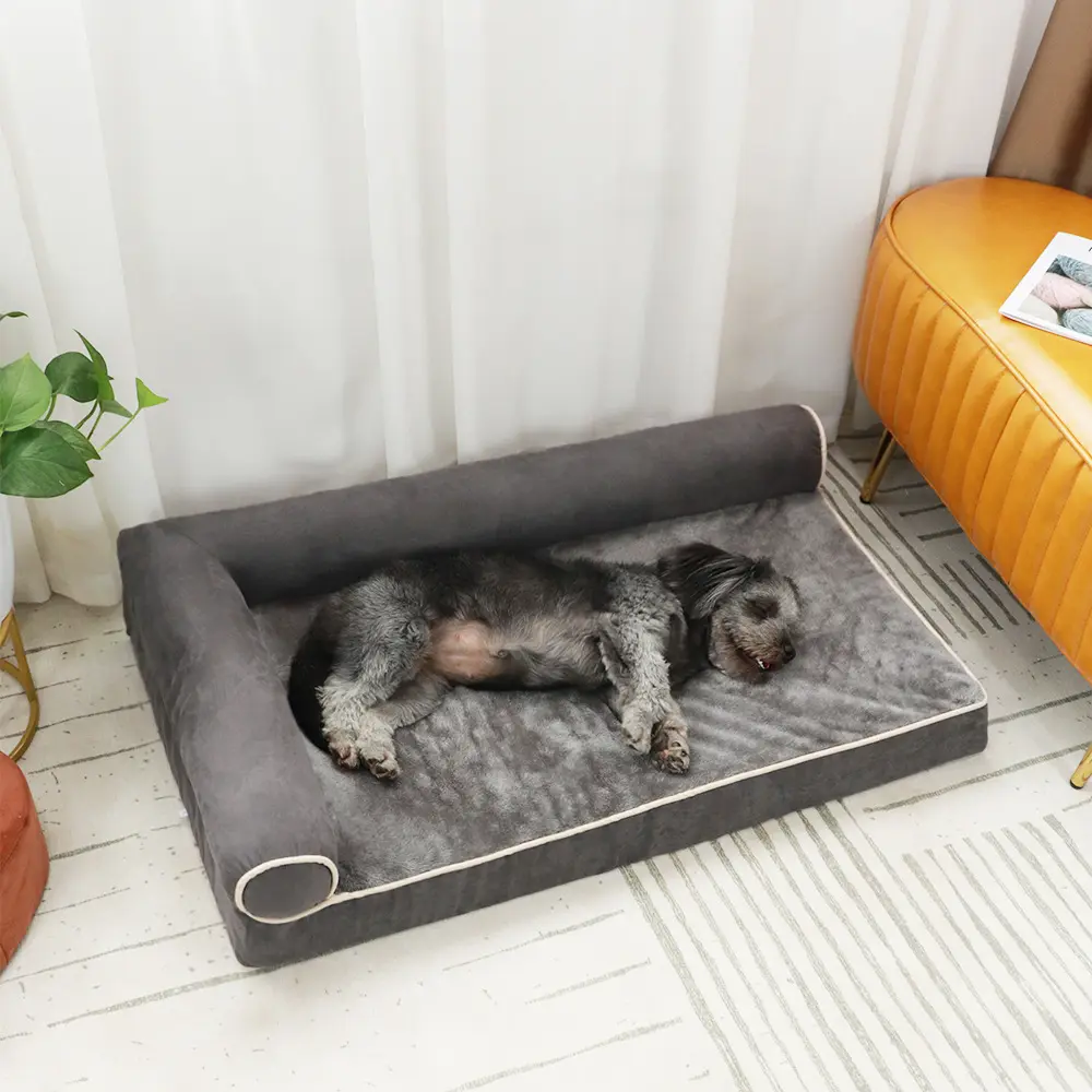 Nhà Máy Có Thể Tháo Rời Có Thể Giặt Chỉnh Hình Dog Bed Pet Giường Nệm