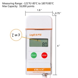 CE <strong>External</strong> <strong>Sensor</strong> LogEt 8 PTE <strong>Temperature</strong> <strong>Data</strong> Recorder Multi Use Elitech Low <strong>Temperature</strong> Monitoring <strong>Data</strong> <strong>Logger</strong> - Product Image 2