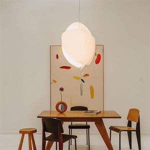 Nhà hàng Bắc Âu xem xét cầu thang phòng khách thanh đèn chùm vải sáng tạo - Product Image 3