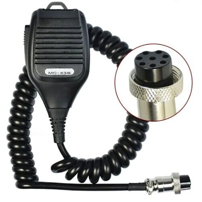 MC-43S 8 PIN mikrofon genggam dinamis Speaker Radio untuk Kenwood walkie talkie TS-480HX TM-241 TS-990S TS-2000X TS-940