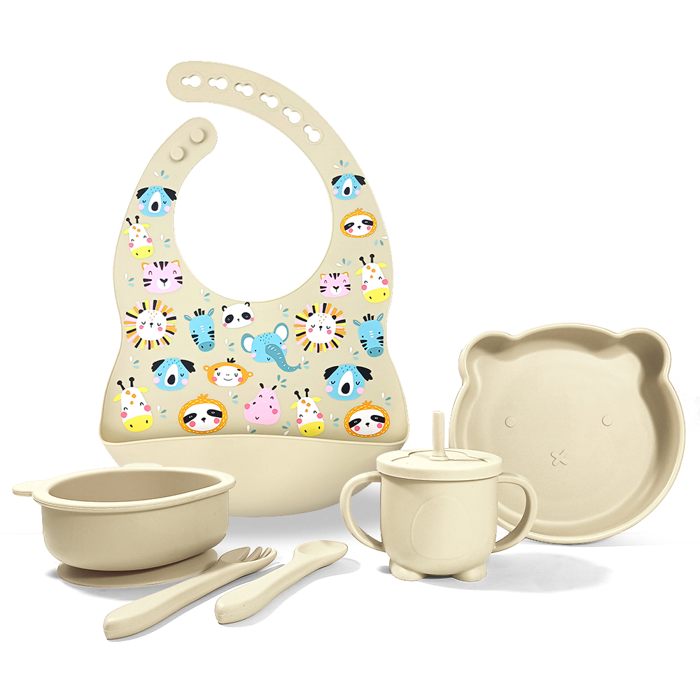 7 # beige sable animal tête